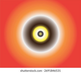Vetor vívido fundo radial com um amarelo brilhante 