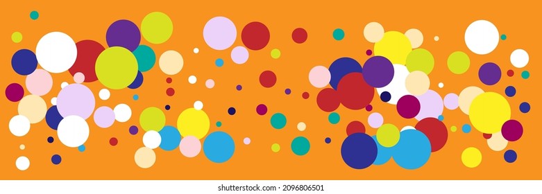 Vivid Vibrant Multicolor Green Bright Rainbow Design Pic. Kids Beige Violet Indigo Circles Dark Composition. Purple Yellow Red Pastel Play Pattern. Children White Blue Color Pink Background.