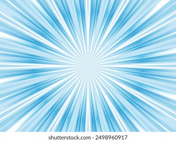 Lebhaftes und kräftig strahlendes Bild von Concentration Line Backgrounds Web graphics_light blue
