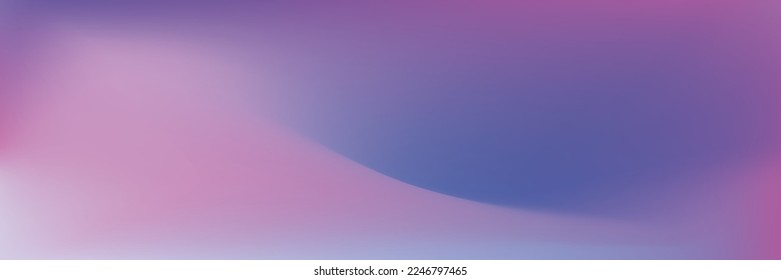 Imagen De Diseño De Lavanda Luminosa Y Luminosa. Vibrante Color Rosa Frío Gradiente Índigo. Malla de gradiente de agua líquida ligera de ondas grisáceas. Fondo de pasto azul de la curva del cielo.