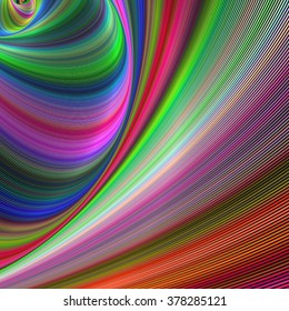 Vivid vortex  - abstract computer generated art background