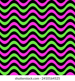 vivid waves. retro repetitive background. vector seamless pattern. fabric swatch. wrapping paper. continuous design template for home decor, linen  
