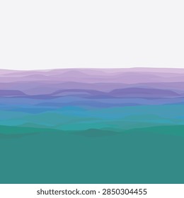 Vivid wavy abstract background featuring smooth gradient colors for creative design use.