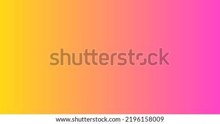 Vivid yellow and pink colors gradient background. Smooth banner design. Vector illustration.