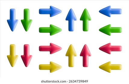 Vividly clear arrows show multiple directions straight ahead.