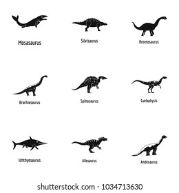 Viviparous lizard icons set. Simple set of 9 viviparous lizard vector icons for web isolated on white background