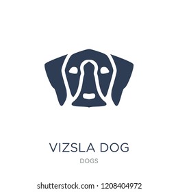 Vizsla dog icon. Trendy flat vector Vizsla dog icon on white background from dogs collection, vector illustration can be use for web and mobile, eps10