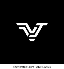 Vj Jv Logo Letter V J Stock Vector (Royalty Free) 2134152935 | Shutterstock