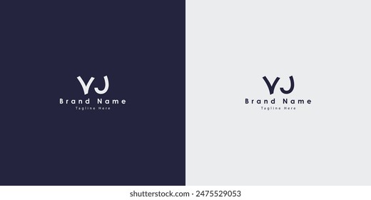 VJ Letters vector logo design