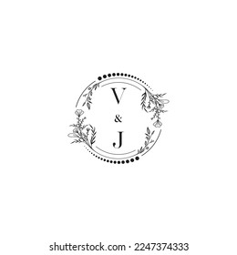 VJ wedding concept in high quality professional design that will print well across any print media