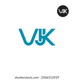 VJK Logo Letter Monogram Design