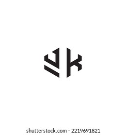Concepto abstracto de VK en un diseño profesional de alta calidad que se imprimirá en cualquier medio impreso