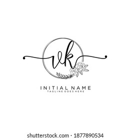 VK Initiallogo für Handschrift