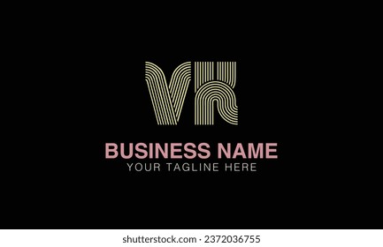 VK initial logo | initial based abstract modern minimal creative logo, vector template image. luxury logotype , real estate homie . typography . initials 