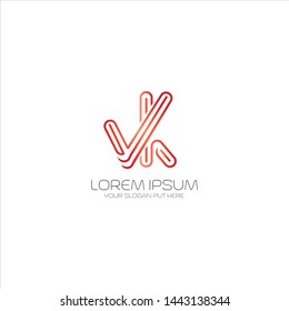 VK LETTER LOGO/IDENTITY DESIGN FOR USE ALL PURPOSE
