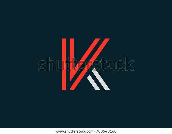 VK Line Logo\
Concept. Letters V & K Linear Design template. Trendy Minimal\
Line Logotype. Graphic Alphabet Symbol for Corporate Business\
Identity. Creative Vector\
element