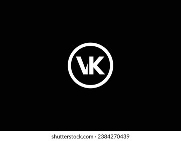 VK Logo Design And Monogram Logo