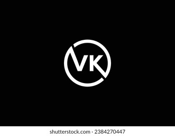 VK Logo Design And Monogram Logo