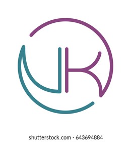 1,004 Vk monogram Images, Stock Photos & Vectors | Shutterstock