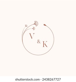 VK Hochzeit Monogramm Logo Designideas als Inspiration