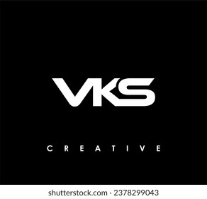 VKS Letter Initial Logo Design Template Vektorgrafik