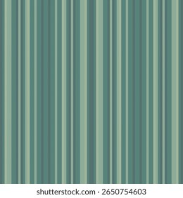 Vky lines texture fabric, satin vector stripe background. Vhristmas ornament pattern textile vertical seamless in teal and light colors palette.
