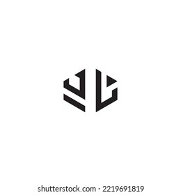 VL abstract concept in high quality professional design that will print well across any print media