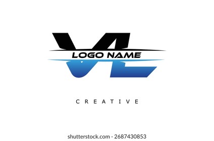 VL Creative Dynamic Logo Design Modern Company Branding Design Creative Monogram Latter Mark.