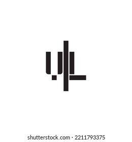 VL geometric bold concept in high quality professional design that will print well across any print media