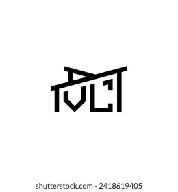 VL Initial Letter in Real Estate Logo concept.eps VL Initial Letter in Real Estate Logo concept