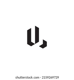 VL initial logo letters in high quality professional design that will print well across any print media