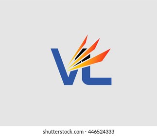 VL letter logo
