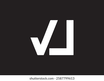 VL letter logo and initial logo design