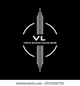 VL logo design, VL simple and modern logo. VL luxurious alphabet design