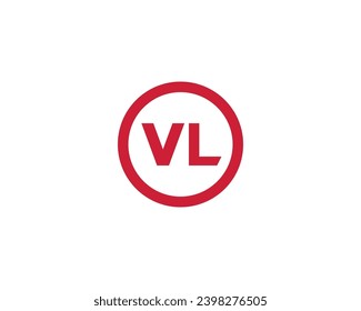 VL logo design vector template