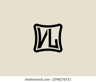 plantilla vectorial de diseño de logotipo VL