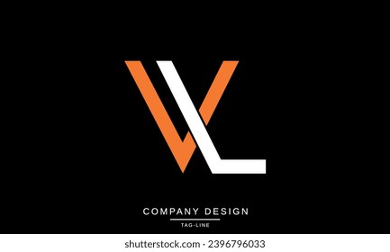 VL, LV, Abstract Letters Logo Monogram