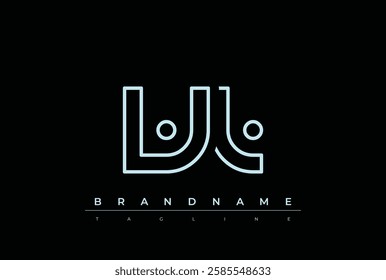 VL Technology Letter Logo Template. This tech letter logo is a graphic mark that uses letters to represent a technology company.