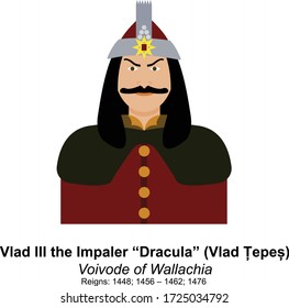 Vlad The Impaler Dracula (Vlad Tepes) Voivode Of Wallachia