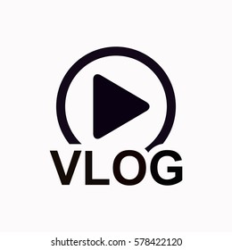 Vlog  Icon. Vector Design.