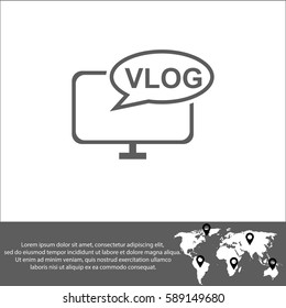 Vlog  Vector  Icon