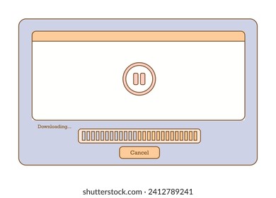 Vlog Video Frame Sticker Design