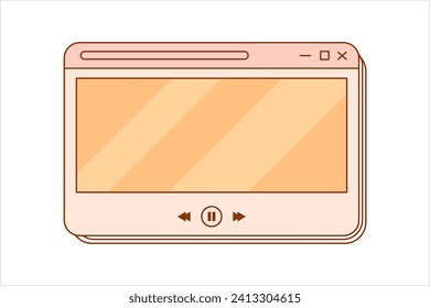 Vlog Video Frame Sticker Design