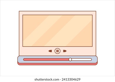 Vlog Video Frame Sticker Design