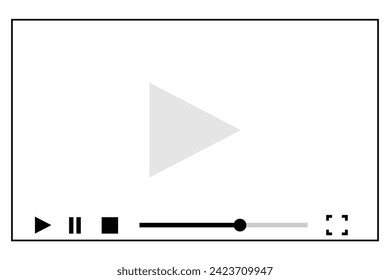 Vlog Video Frame Sticker Design