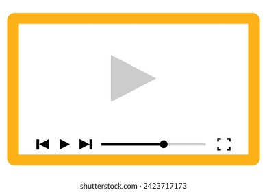 Vlog Video Frame Sticker Design