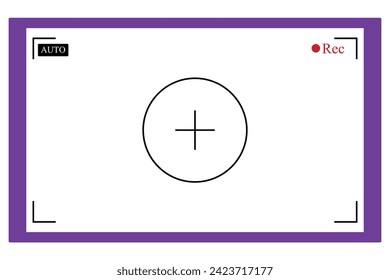 Vlog Video Frame Sticker Design