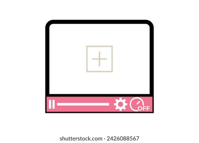 Vlog Video Frame Sticker Design