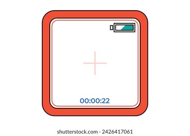 Vlog Video Frame Sticker Design