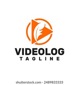 vlog writing logo. . The vlog will focus on writing and will include tips and tricks for aspiring writers.